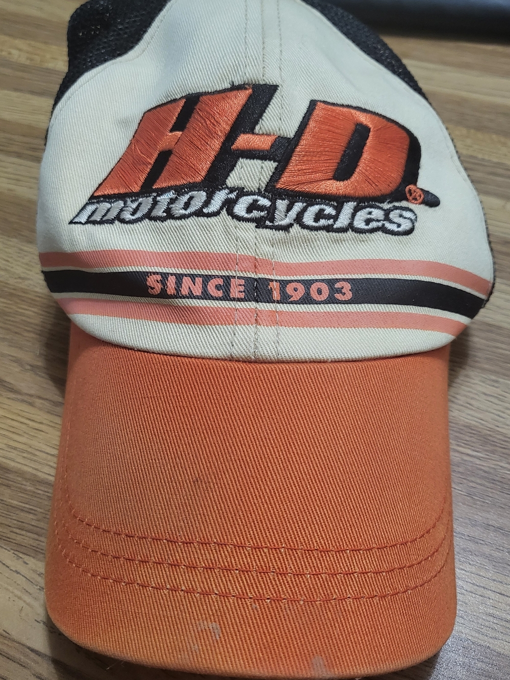 Orange & Cream Trucker Cap
